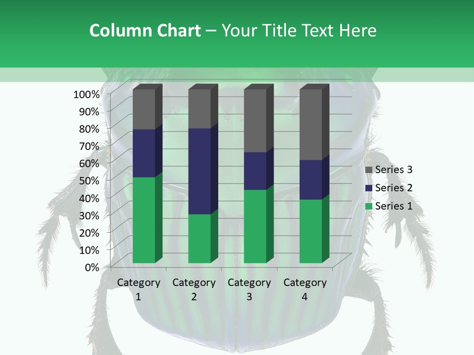 South America Wildlife Dung Eater PowerPoint Template
