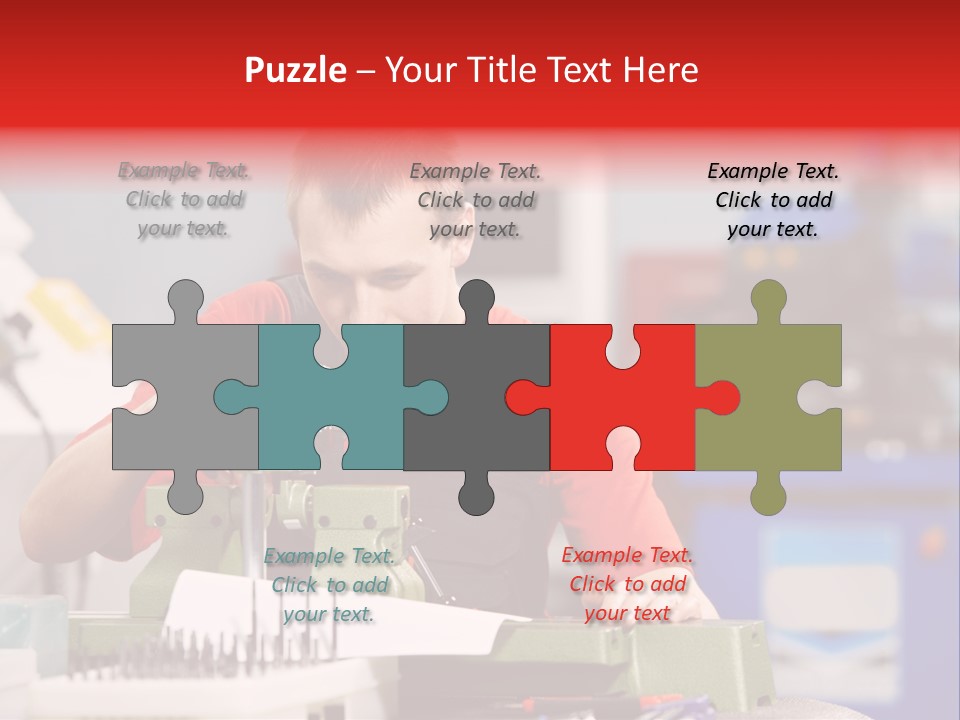 Operating Inspecting Factory PowerPoint Template