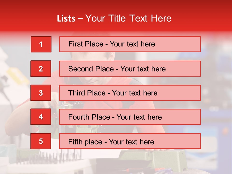 Operating Inspecting Factory PowerPoint Template