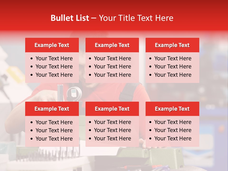 Operating Inspecting Factory PowerPoint Template