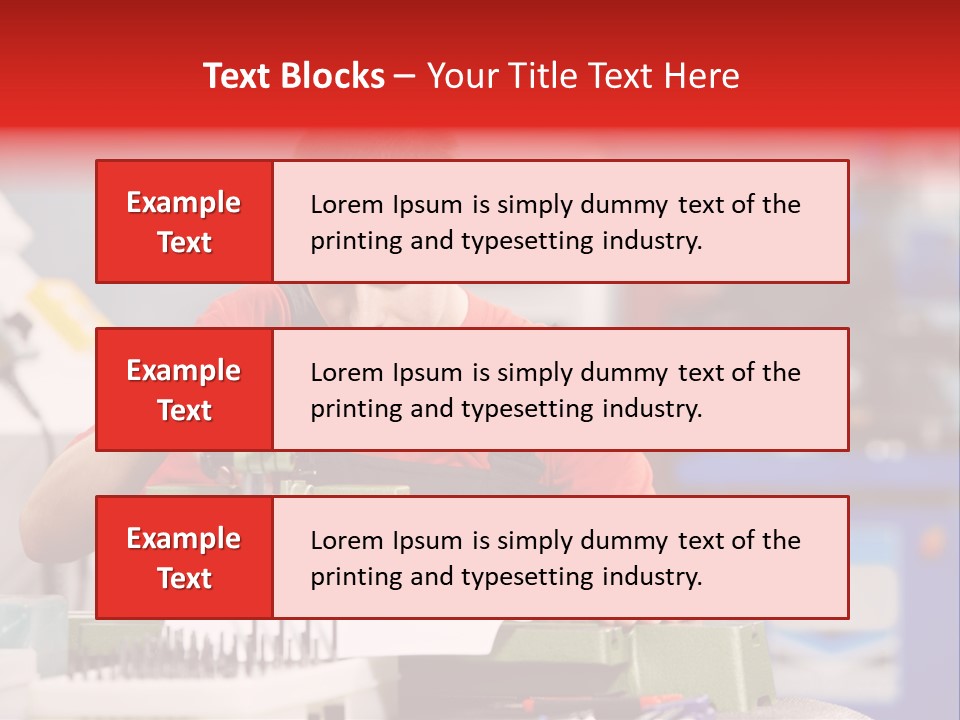 Operating Inspecting Factory PowerPoint Template