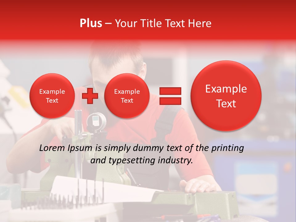 Operating Inspecting Factory PowerPoint Template