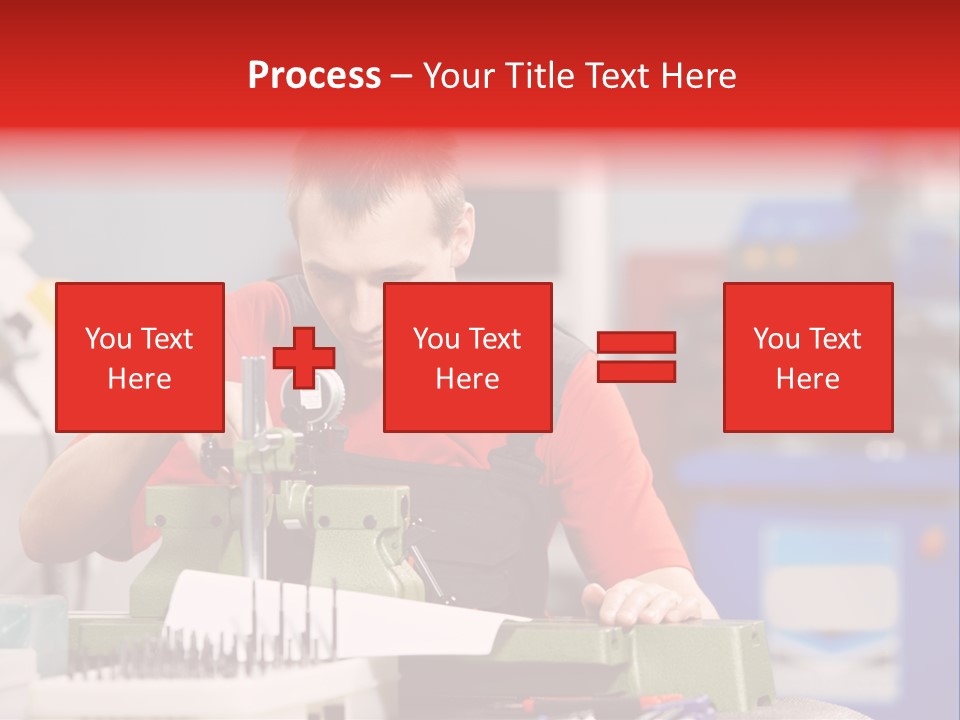 Operating Inspecting Factory PowerPoint Template