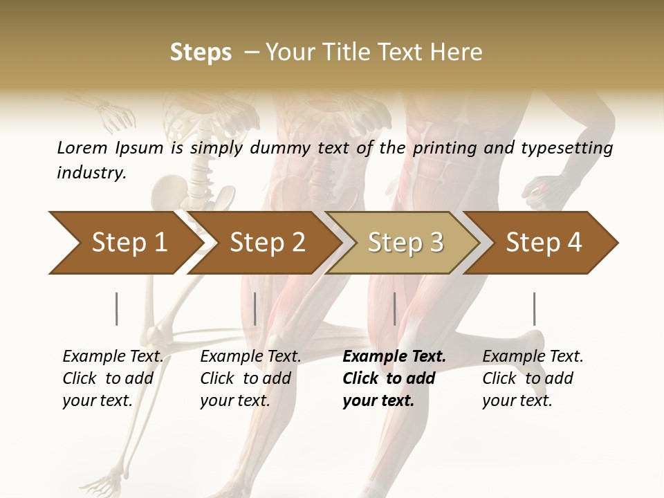 Flesh Anatomic Nature PowerPoint Template