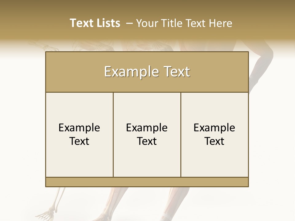 Flesh Anatomic Nature PowerPoint Template
