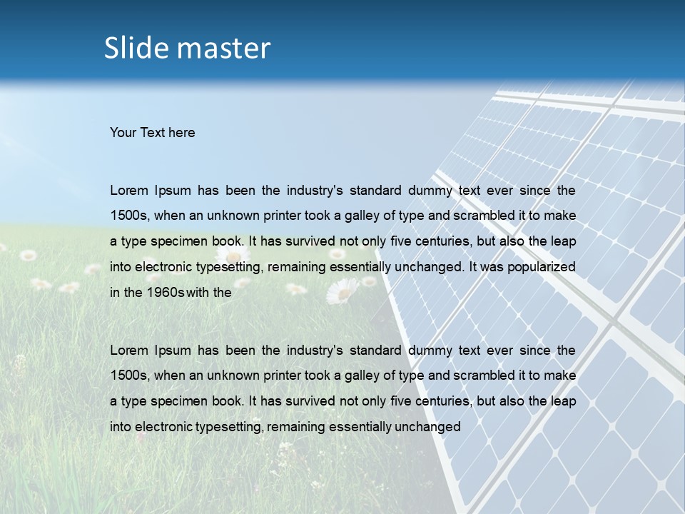 Cell Light Summer PowerPoint Template
