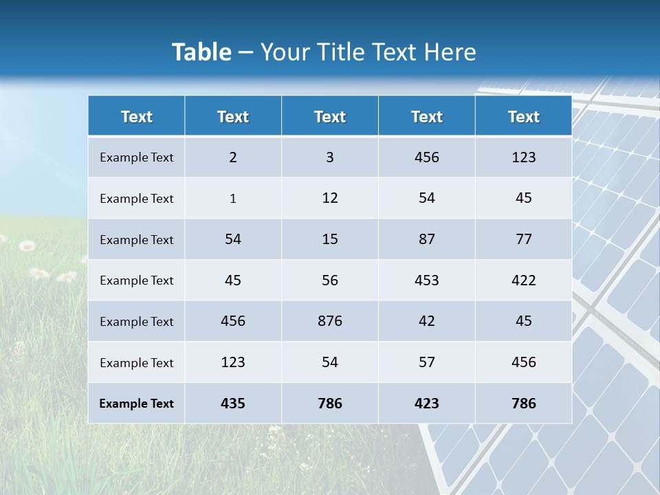Cell Light Summer PowerPoint Template
