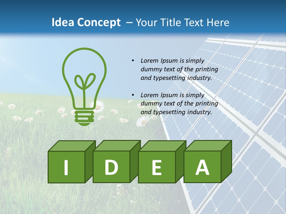 Cell Light Summer PowerPoint Template