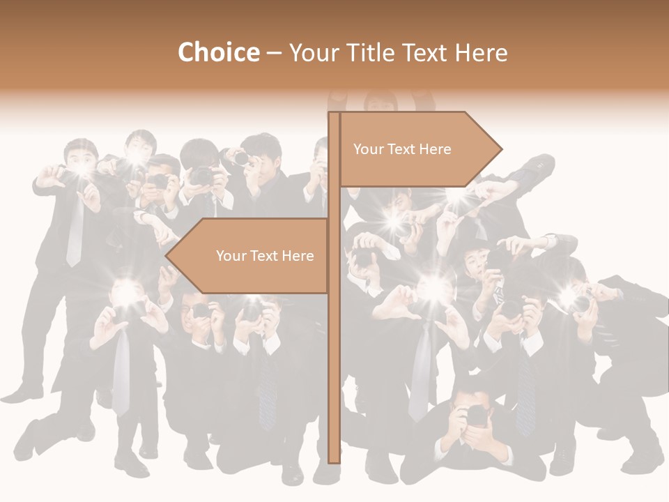 Job Guy Businessman PowerPoint Template