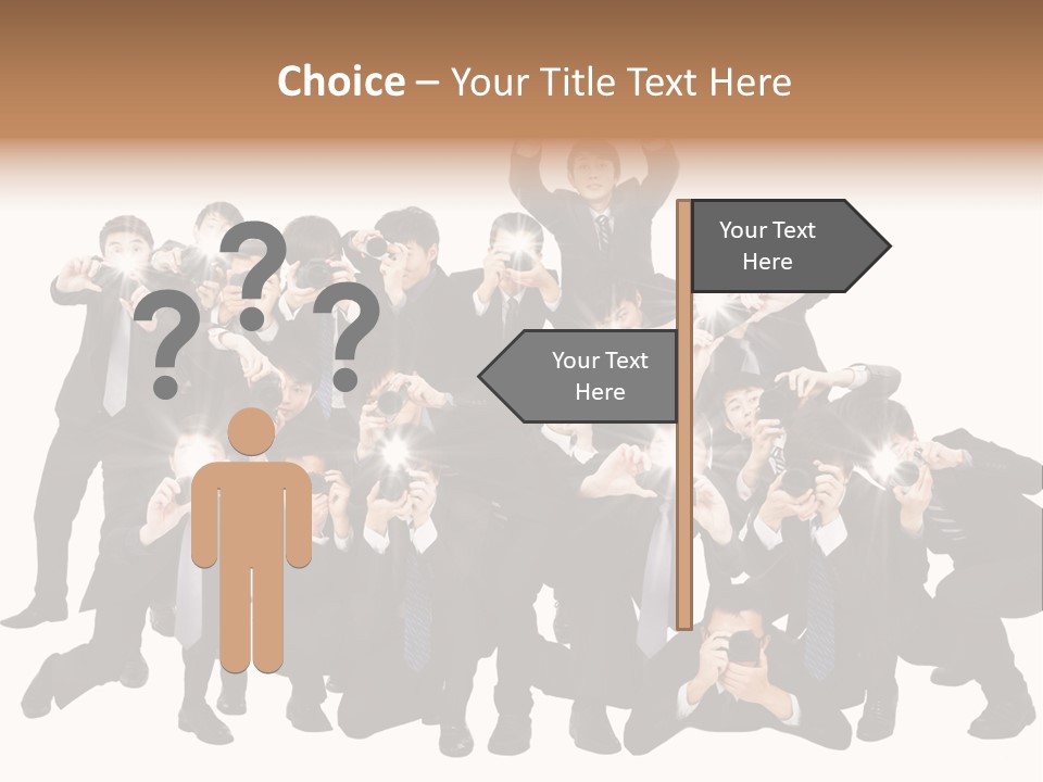 Job Guy Businessman PowerPoint Template