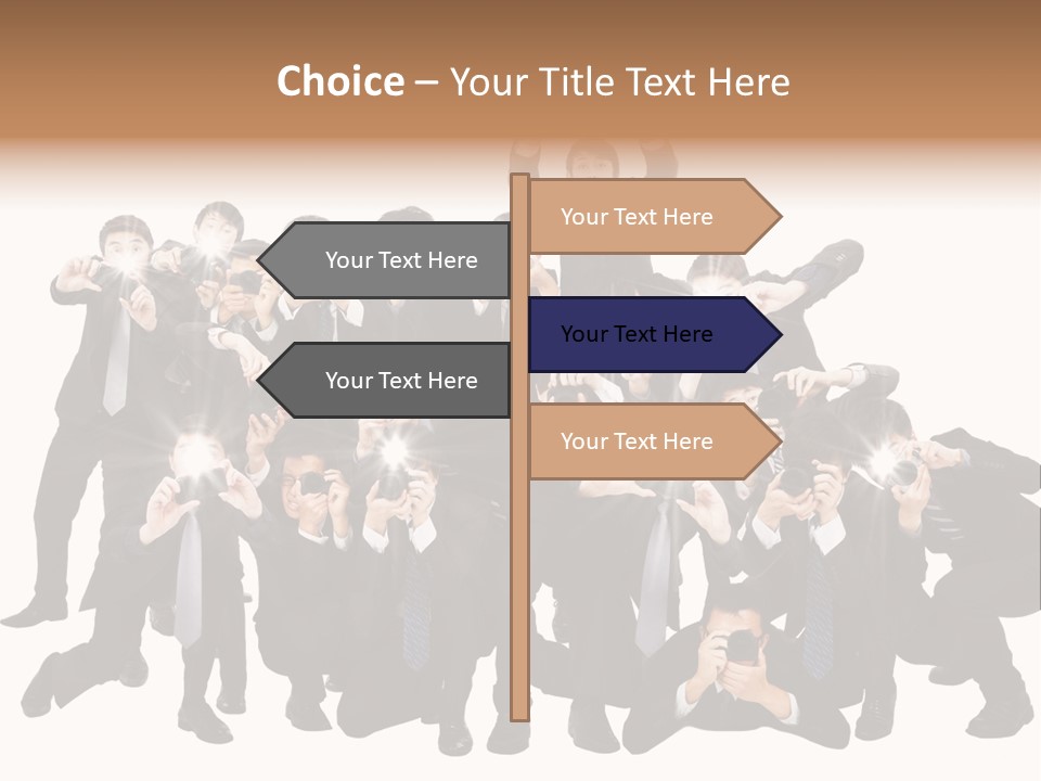 Job Guy Businessman PowerPoint Template