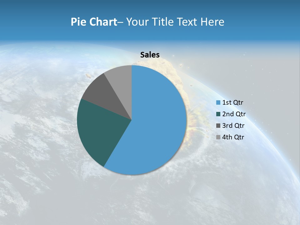 Galaxy Fire Planet PowerPoint Template