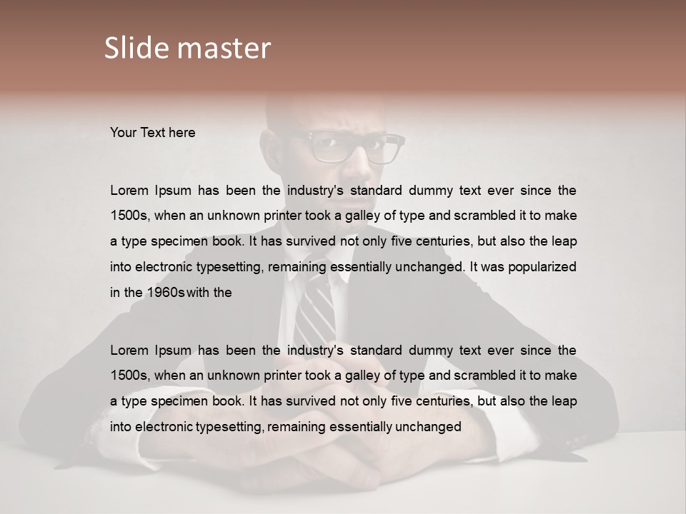 Anger Business Serious PowerPoint Template