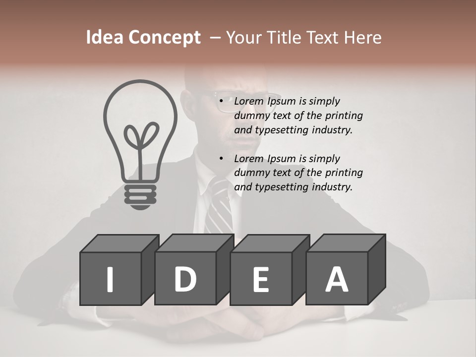 Anger Business Serious PowerPoint Template