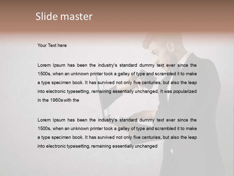 Fraud Burglar Notebook PowerPoint Template