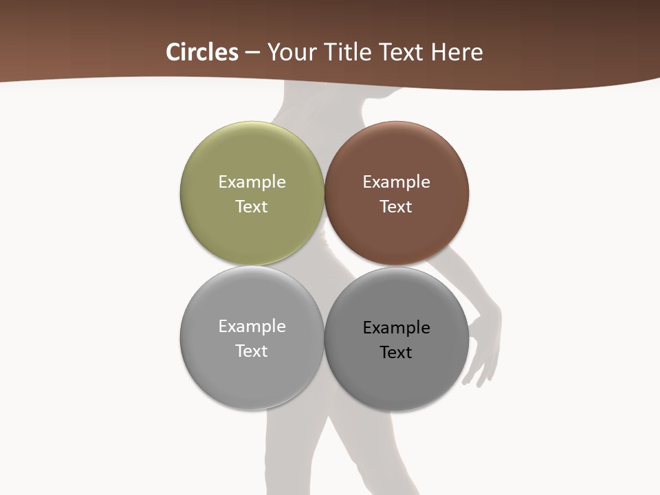 Tiptoe Agility Leap PowerPoint Template