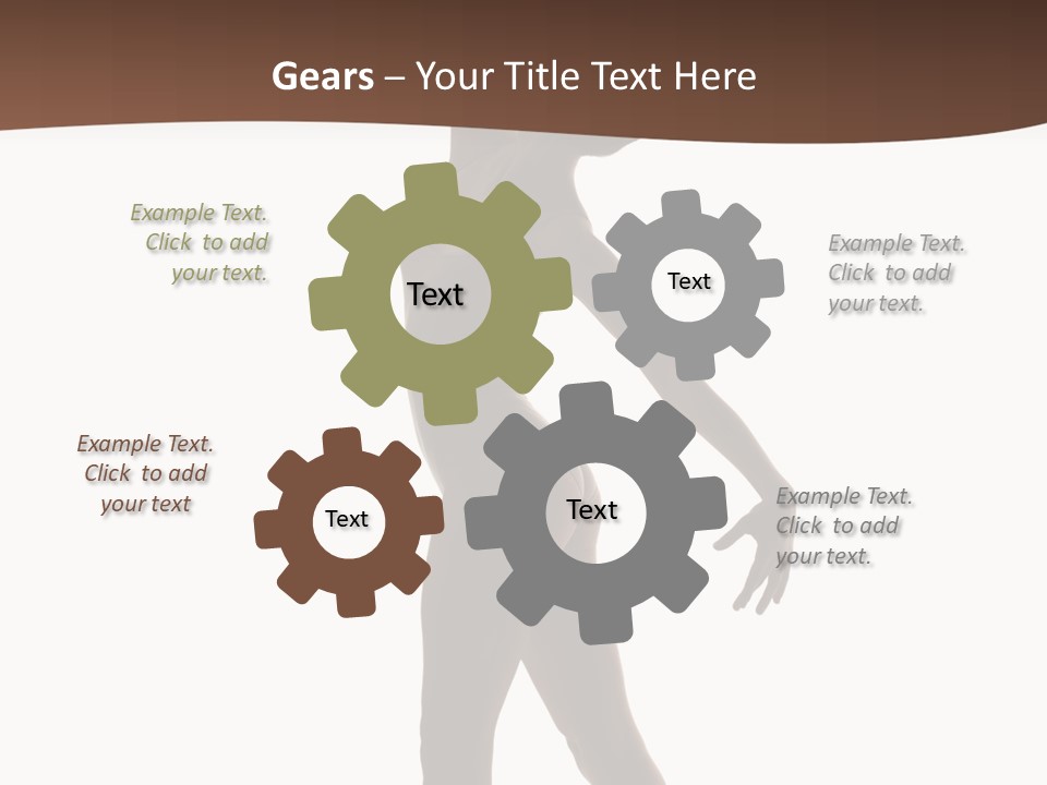 Tiptoe Agility Leap PowerPoint Template