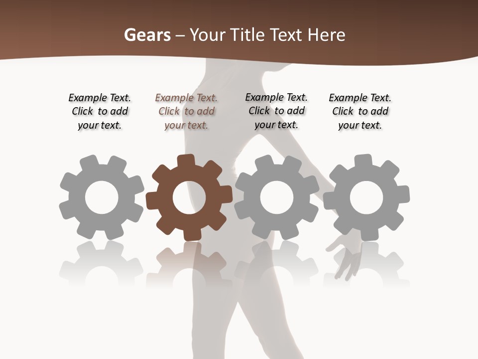 Tiptoe Agility Leap PowerPoint Template