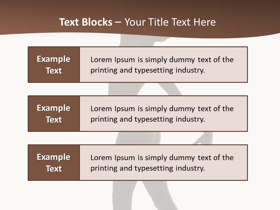 Tiptoe Agility Leap PowerPoint Template