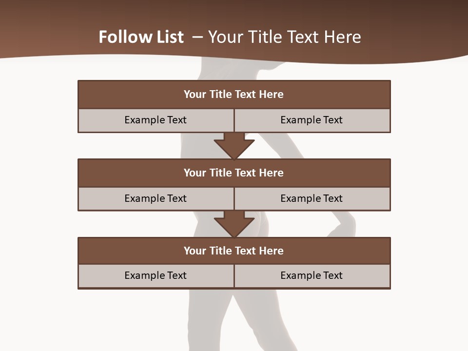 Tiptoe Agility Leap PowerPoint Template