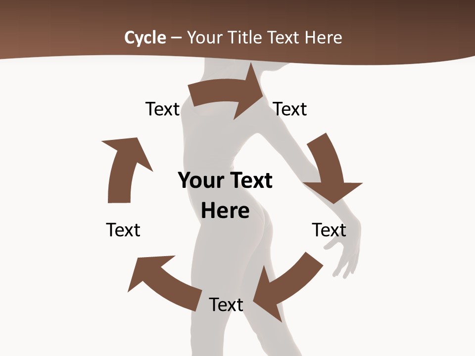Tiptoe Agility Leap PowerPoint Template