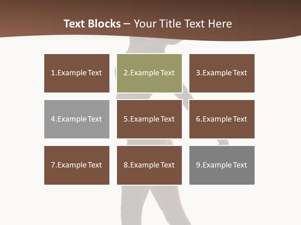 Tiptoe Agility Leap PowerPoint Template