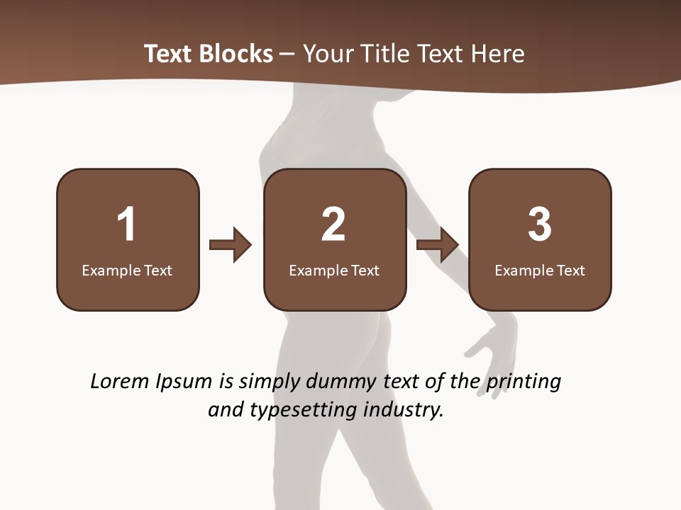 Tiptoe Agility Leap PowerPoint Template