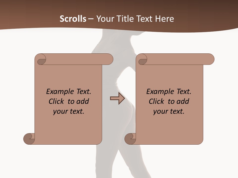 Tiptoe Agility Leap PowerPoint Template