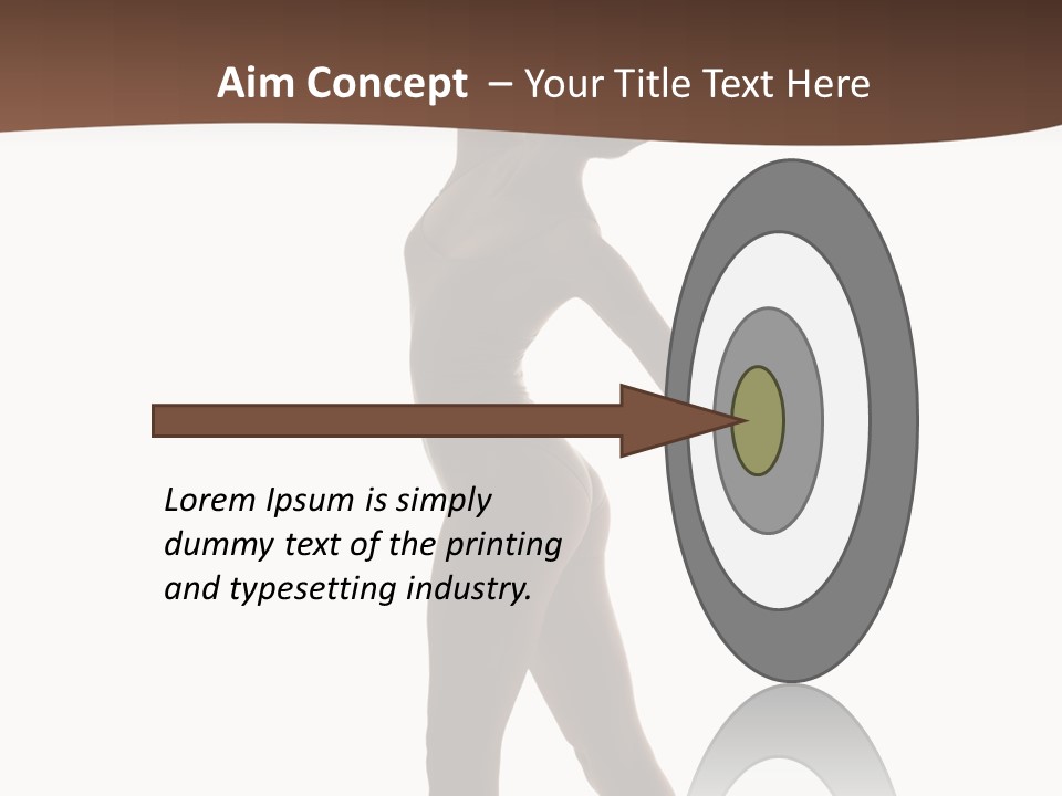 Tiptoe Agility Leap PowerPoint Template