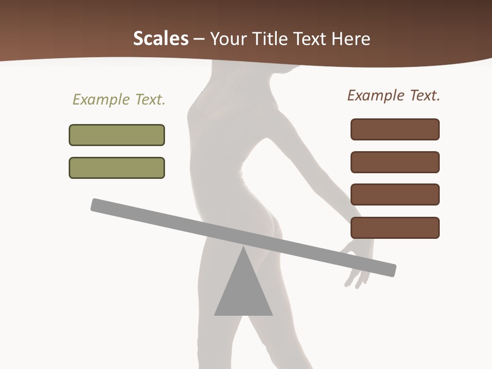 Tiptoe Agility Leap PowerPoint Template