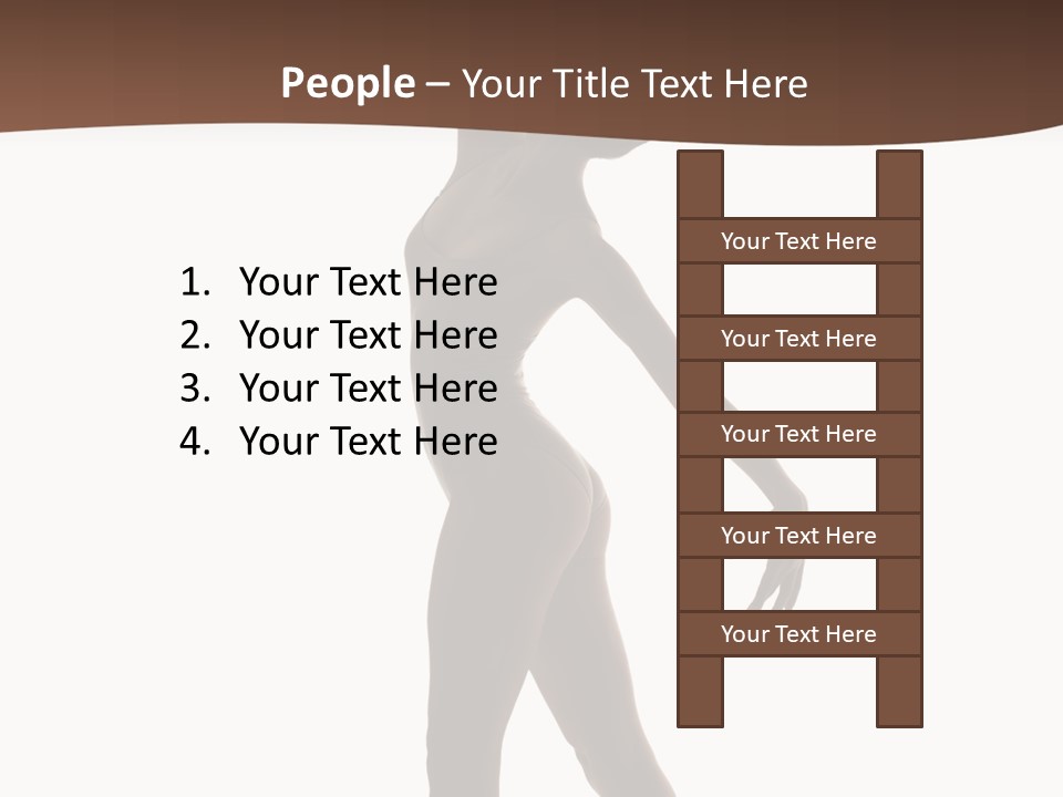 Tiptoe Agility Leap PowerPoint Template