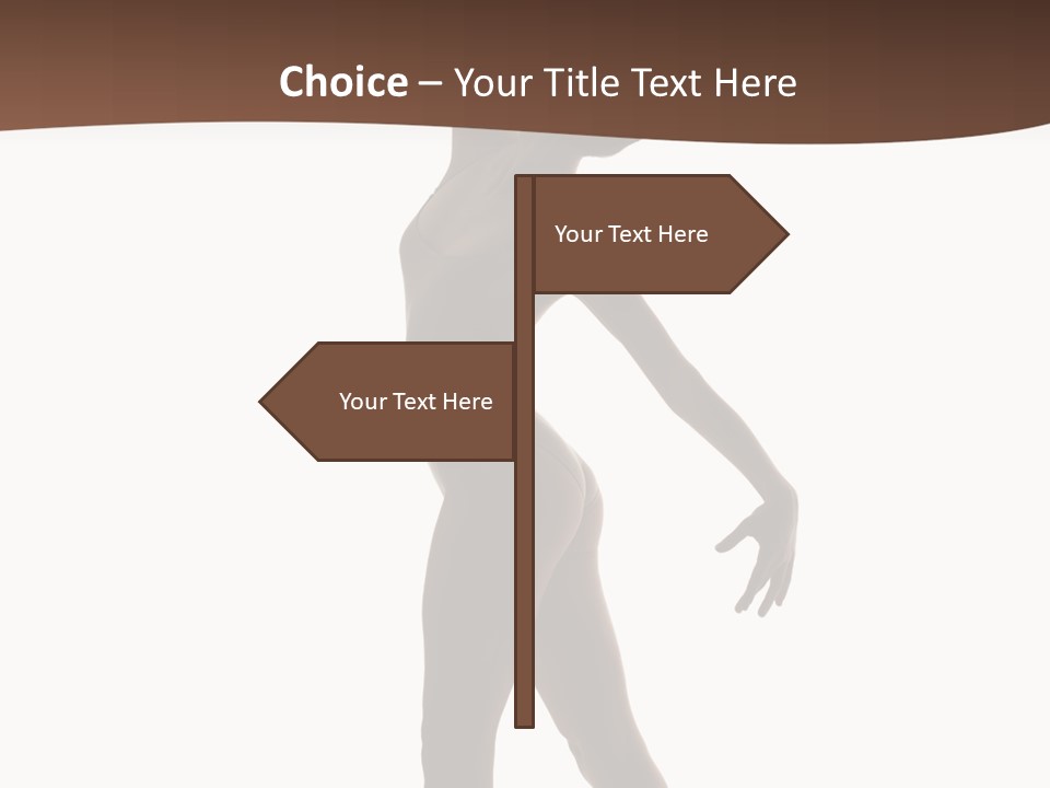 Tiptoe Agility Leap PowerPoint Template