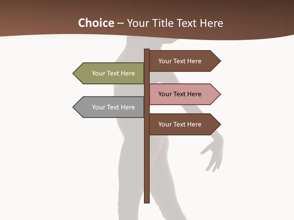 Tiptoe Agility Leap PowerPoint Template
