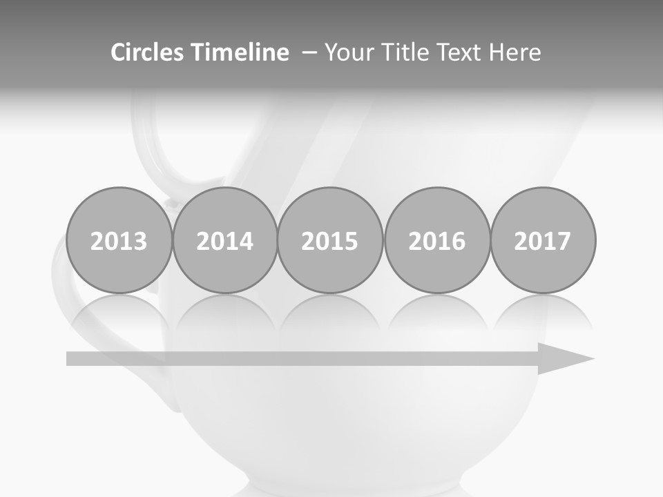 Two Objects Isolated On White Isolated PowerPoint Template