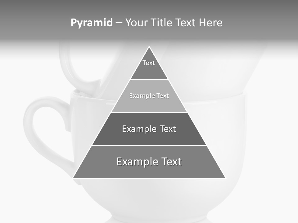 Two Objects Isolated On White Isolated PowerPoint Template