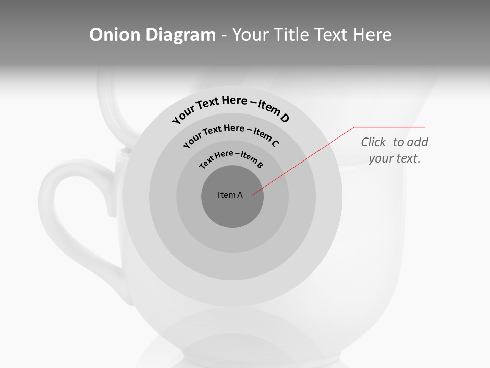 Two Objects Isolated On White Isolated PowerPoint Template