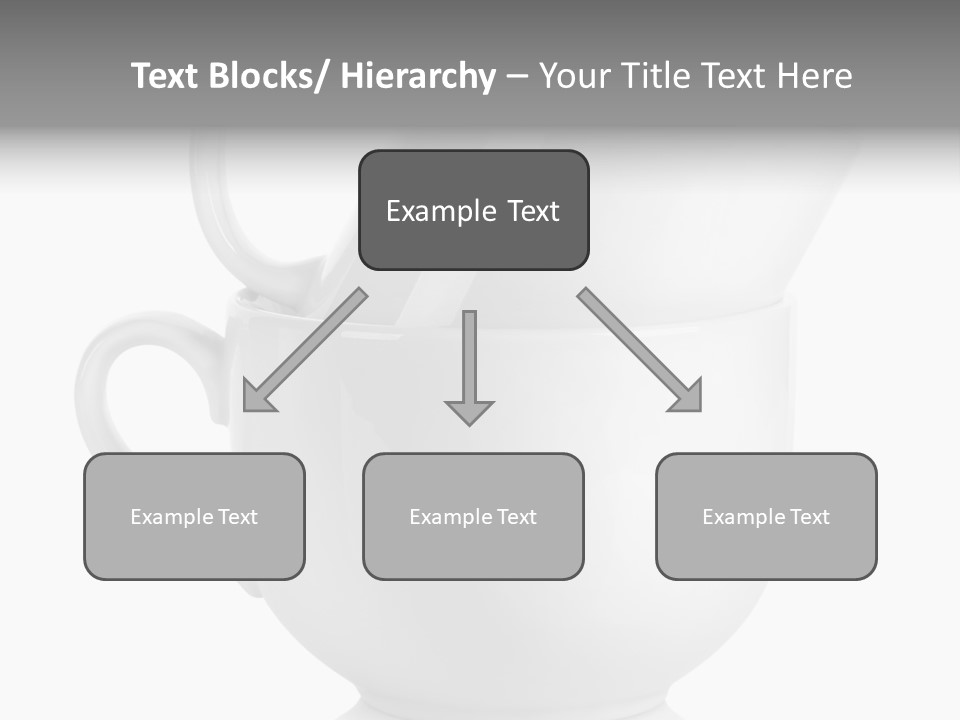 Two Objects Isolated On White Isolated PowerPoint Template