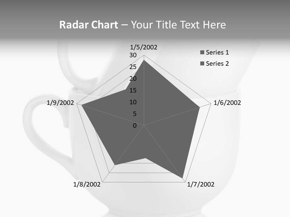 Two Objects Isolated On White Isolated PowerPoint Template