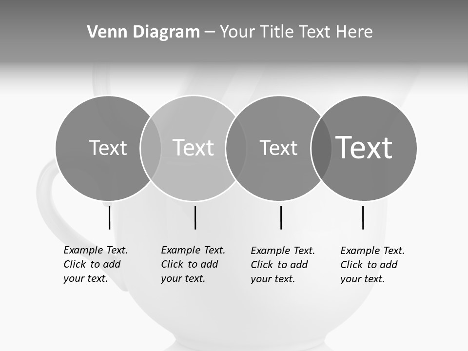 Two Objects Isolated On White Isolated PowerPoint Template