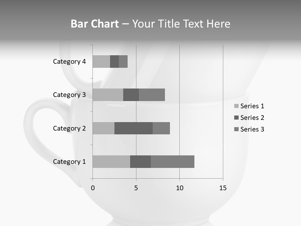 Two Objects Isolated On White Isolated PowerPoint Template