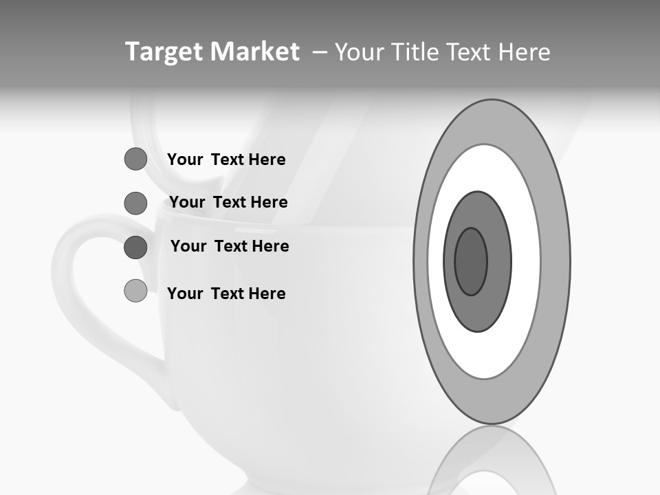 Two Objects Isolated On White Isolated PowerPoint Template