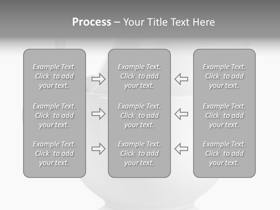 Two Objects Isolated On White Isolated PowerPoint Template