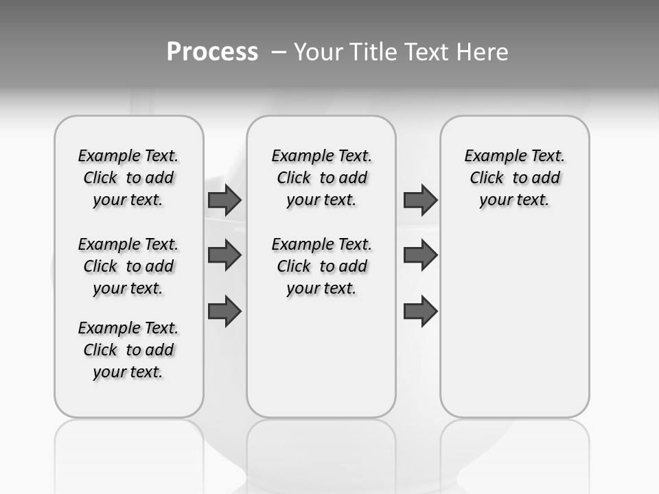 Two Objects Isolated On White Isolated PowerPoint Template
