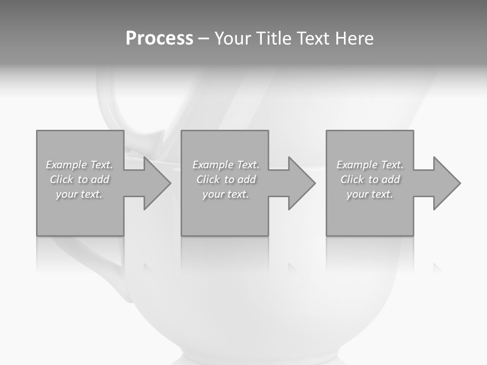 Two Objects Isolated On White Isolated PowerPoint Template