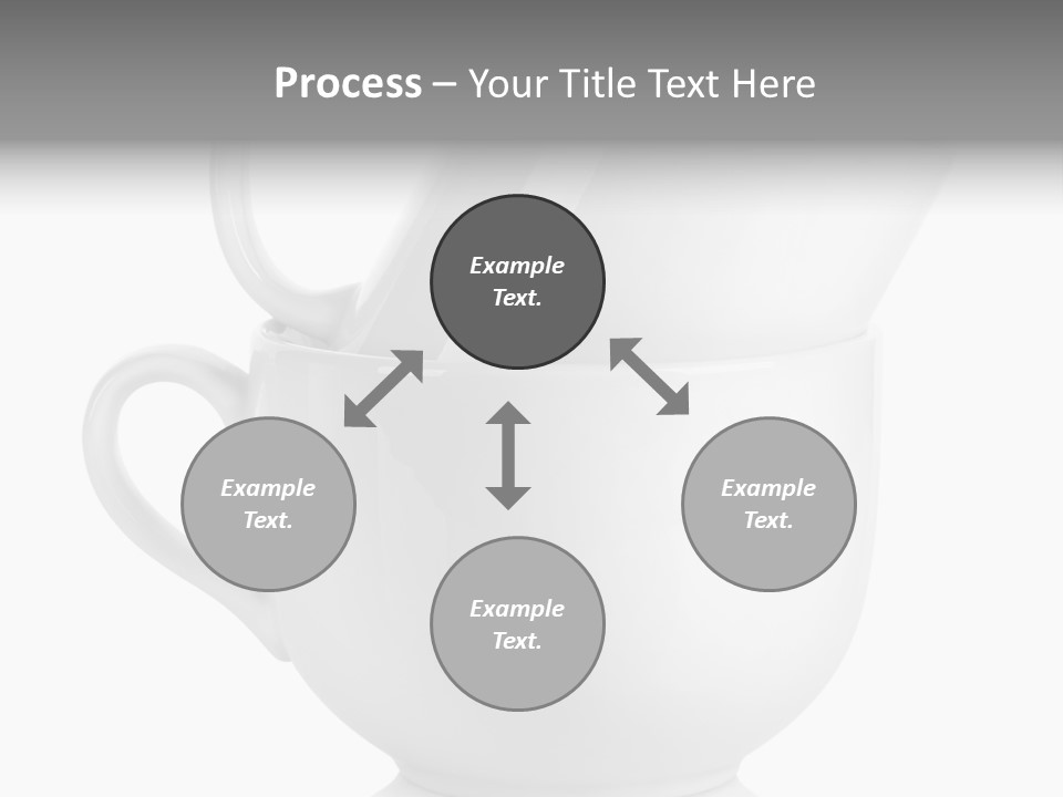 Two Objects Isolated On White Isolated PowerPoint Template