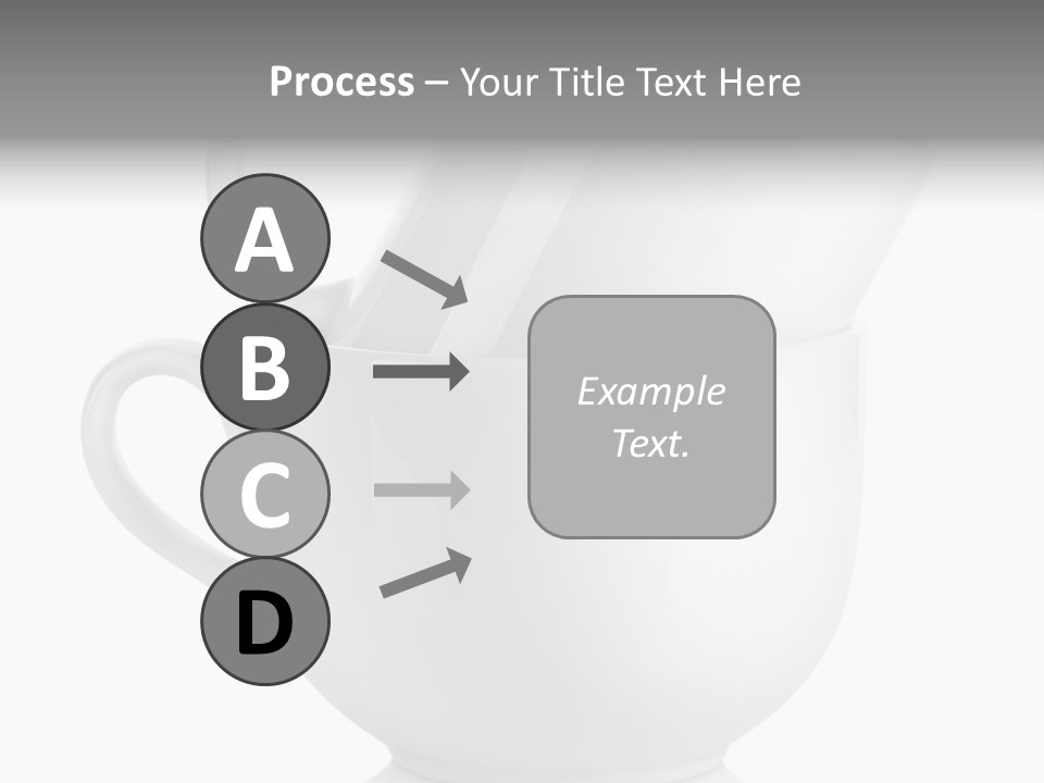 Two Objects Isolated On White Isolated PowerPoint Template