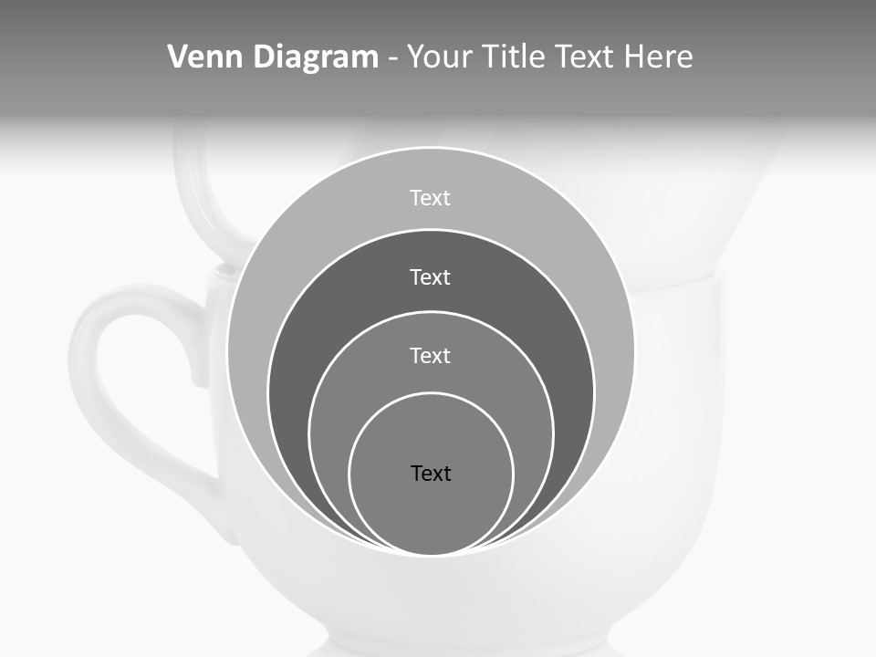 Two Objects Isolated On White Isolated PowerPoint Template