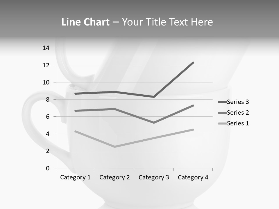 Two Objects Isolated On White Isolated PowerPoint Template