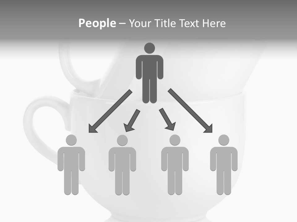 Two Objects Isolated On White Isolated PowerPoint Template