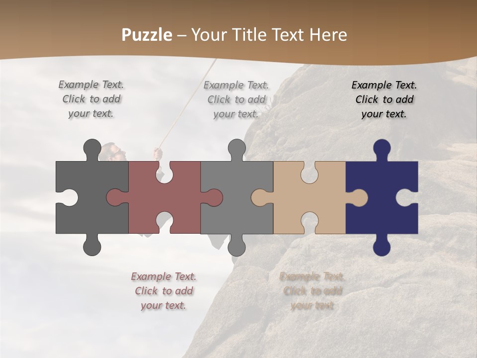 Grow Businessman Ironic PowerPoint Template